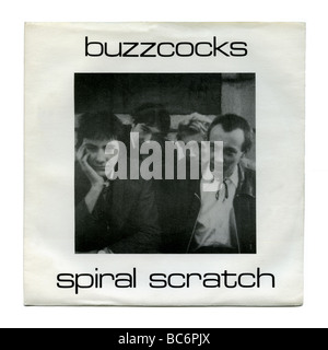 "Spiral Scratch"-EP von The Buzzcocks, eine Punk-Rock-Platte 1977 erstmals veröffentlicht Stockfoto