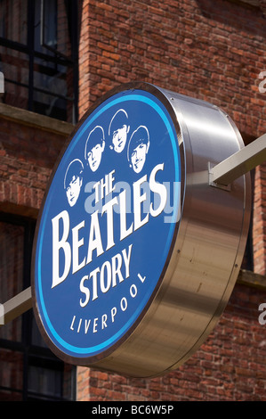 Die Beatles Story in Albert dock, Liverpool UK Stockfoto