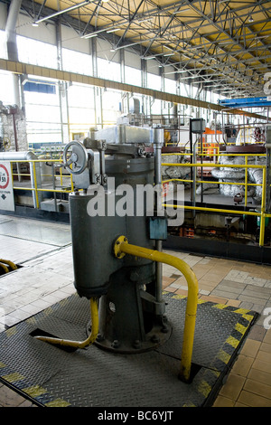 Produktion Halle EG Wybrzeze Kraftwerk aus Danzig. Stockfoto