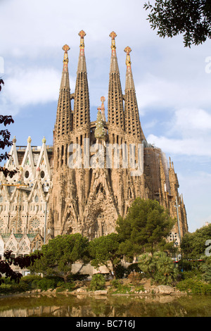 Barcelona - Kathedrale Sagrada la Familia von Gaudi Stockfoto