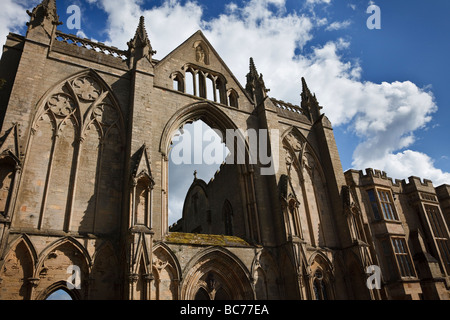 Die Westfassade des Newstead Abbey in Nottinghamshire Stockfoto