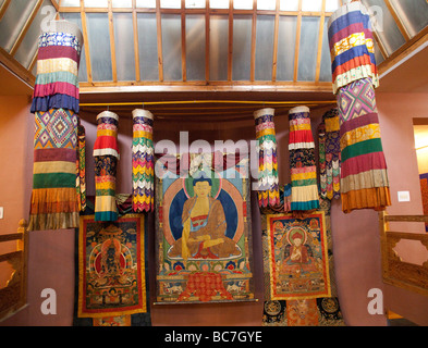 Typische nationale traditionelle Elemente in Thimphu Bhutan national Textilmuseum, Thimphu Bhutan Asien. 91432 Bhutan-Textil Stockfoto