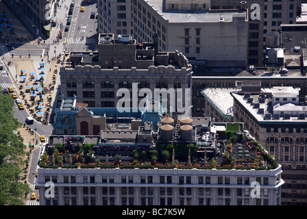 Dachgarten in Midtown Manhattan Stockfoto