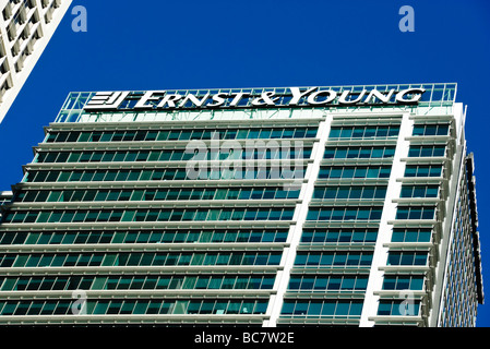 Ernst & Young Tower Centre, World Square, George Street, Sydney Australien Stockfoto
