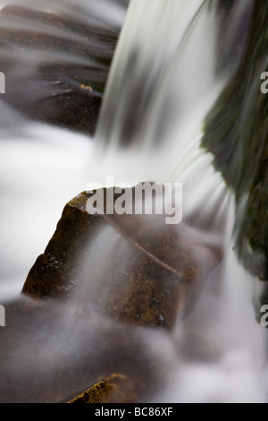 Wasserfälle auf Bogen Lee Beck Bowlees Teesdale England Stockfoto