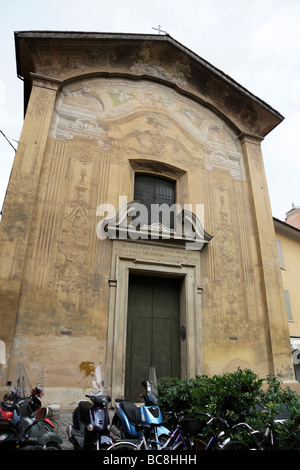 Kirche des Heiligen Donato entlang via Zamboni Bologna Italien Stockfoto