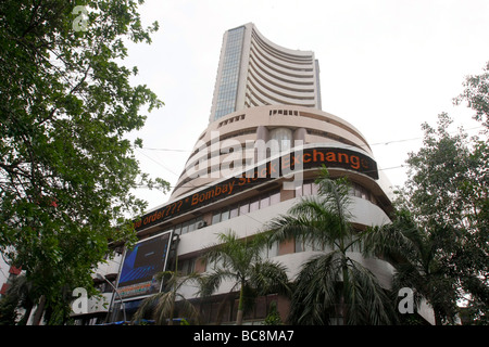 Der Bombay Stock Exchange (BSE) in Mumbai, Indien Stockfoto