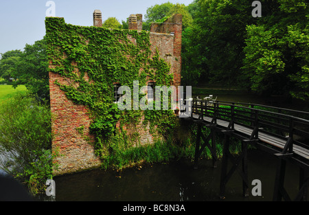 Ruine van Brederode in Santpoort Zuid in der Nähe von Haarlem in den Niederlanden Stockfoto