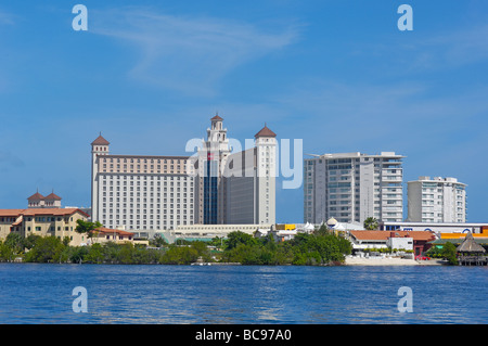 Cancun Hotels und Beach resorts Caribe Quintana Roo Zustand Mayan Riviera Halbinsel Yucatan Mexiko Stockfoto