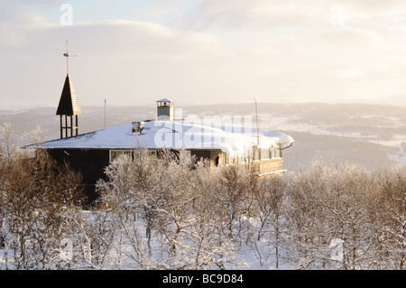 Stadt und Ski Resort Geilo, Norwegen Stockfoto