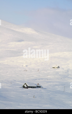 Stadt und Ski Resort Geilo, Norwegen Stockfoto