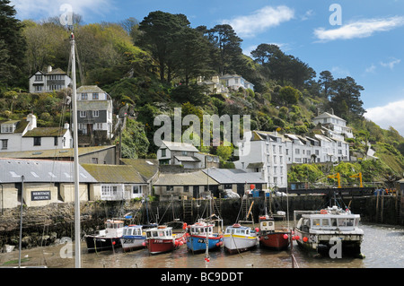 Hafen von Polperro, South East Cornwall, UK Stockfoto