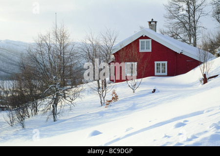 Stadt und Ski Resort Geilo, Norwegen Stockfoto