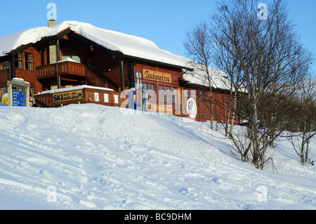 Stadt und Ski Resort Geilo, Norwegen Stockfoto