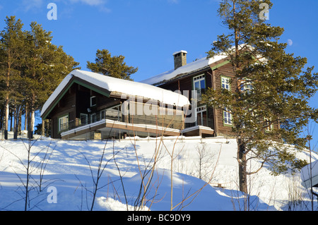 Stadt und Ski Resort Geilo, Norwegen Stockfoto