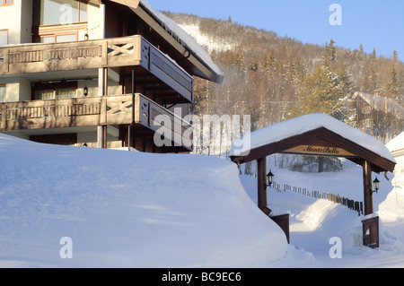 Stadt und Ski Resort Geilo, Norwegen Stockfoto