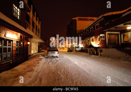 Stadt und Ski Resort Geilo, Norwegen Stockfoto