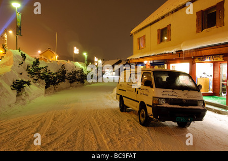 Stadt und Ski Resort Geilo, Norwegen Stockfoto