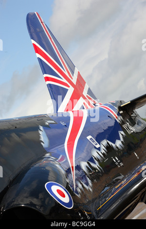 BAE Hawk Trainingsflugzeug bei Duxford Airshow 2009 Stockfoto