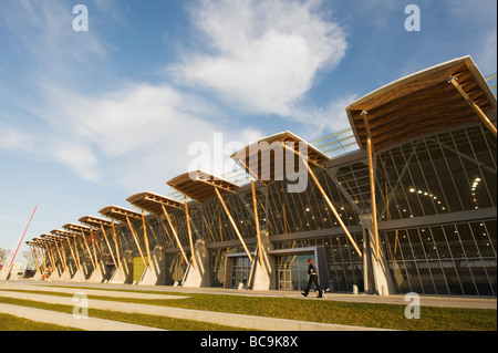 Richmond Oval Geschwindigkeit Eislauf Olympia-Ort Richmond Vancouver British Columbia Kanada Stockfoto