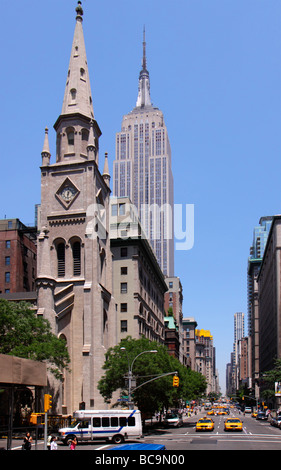 Empire State Building, Manhattan, New York City, USA Stockfoto