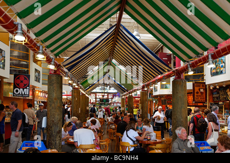 Granville Markthalle auf Granville Island Vancouver British Columbia Kanada Nordamerika Stockfoto