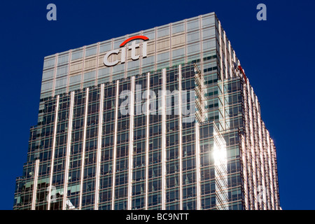 25 Canada Square - Citi Centre - Canary Wharf - London Stockfoto