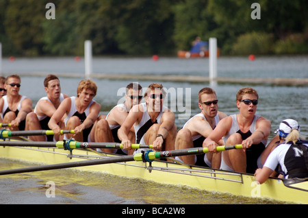 Henley Royal Regatta, Henley-on-Thames, Oxfordshire, England, Vereinigtes Königreich Stockfoto