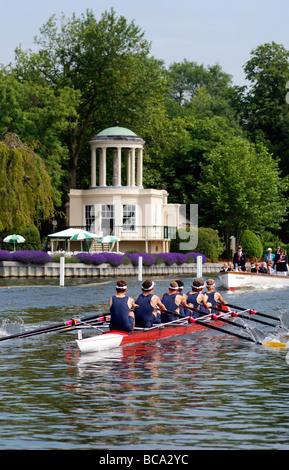 Henley Royal Regatta, Henley-on-Thames, Oxfordshire, England, Vereinigtes Königreich Stockfoto