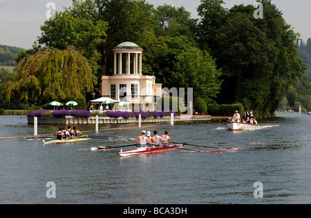 Henley Royal Regatta, Henley-on-Thames, Oxfordshire, England, Vereinigtes Königreich Stockfoto