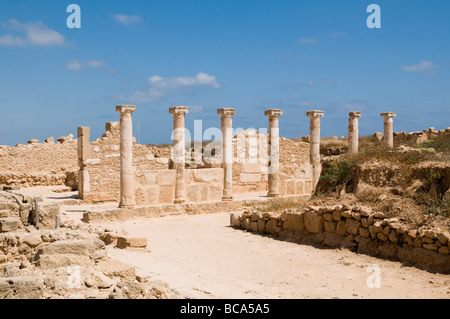 Zypern Paphos archäologische Seite römischen Haus des Theseus Stockfoto