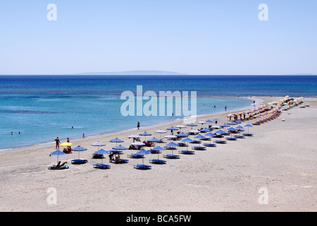 FRANGOKASTELLO BEACH AUF DER GRIECHISCHEN INSEL KRETA. Stockfoto