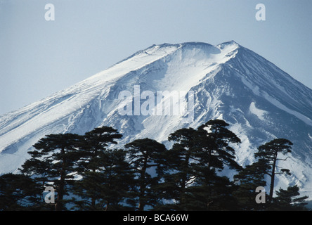 Blick auf den Fujijama, Fujisan, Fuji, der höchste Berg in Japan, Honshu, Japan Stockfoto