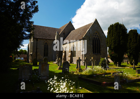 Str. Marys Kirche, Pembridge Dorf in der Nähe von Leominster, Herefordshire, England, UK Stockfoto