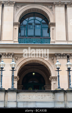 Sydney Krankenhaus oder der Rum Krankenhaus Sydney NSW Australia Stockfoto