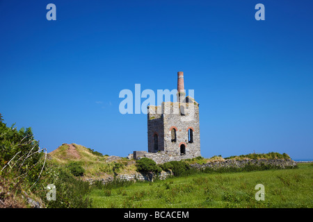 Bleibt der Levante Tin Mine in der Nähe von Pendeen, Cornwall, England, UK Stockfoto