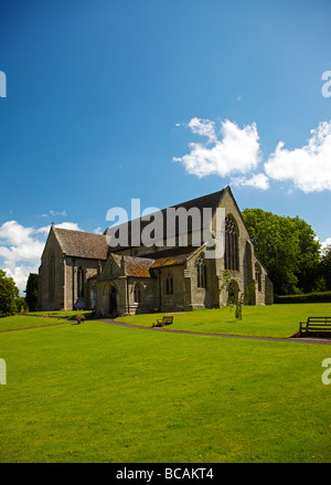 Str. Marys Kirche, Pembridge Dorf in der Nähe von Leominster, Herefordshire, England, UK Stockfoto