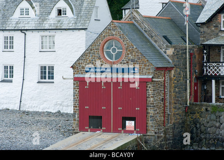 Clovelly Lifeboat Station Nord-Devon England Stockfoto