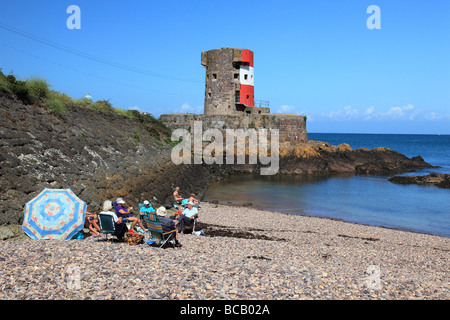 Archirondel Turm Jersey Kanalinsel, Großbritannien Stockfoto