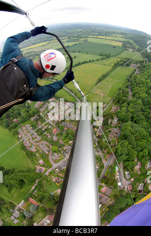 Drachenfliegen in den Malvern Hills Worcestershire UK Stockfoto