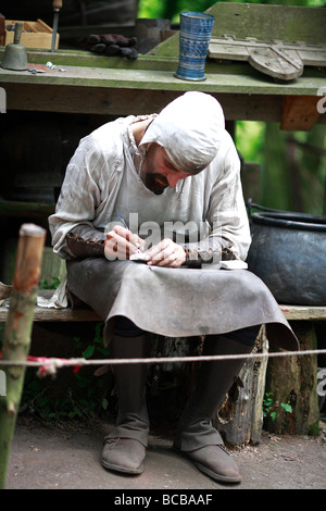 Tudor Reenactment Tag am Kentwell Hall Suffolk Stockfoto