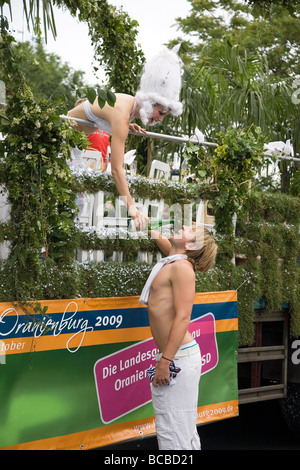 Christopher Street Day-Parade 2009, Berlin, Deutschland Stockfoto