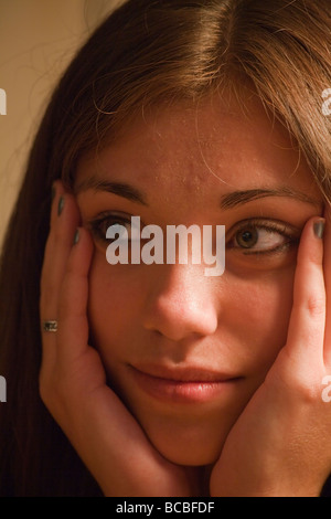 Porträt des mexikanischen teenager Stockfoto