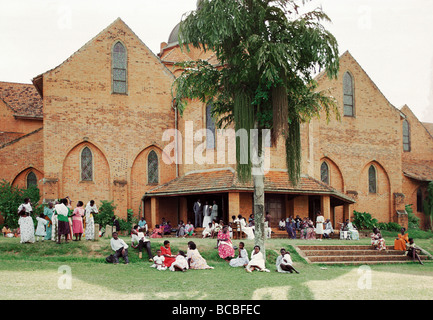 St Paulus s Anglican Cathedral Namirembe Kampala Uganda Ostafrika Backstein errichtet Gebäude abgeschlossen im Jahre 1915 Stockfoto