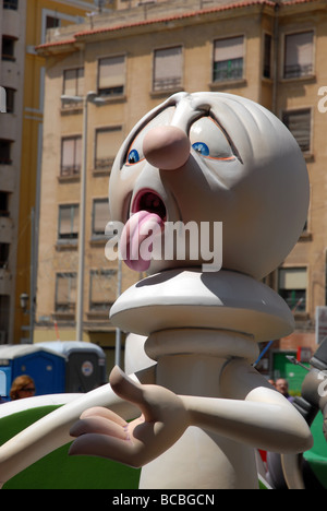 Fogueres, Las Hogueras de San Juan / San Juan Fiesta, Alicante, Comunidad Valenciana, Spanien Stockfoto