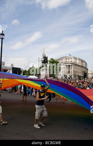 Die jährliche Gay Pride Parade in London 4. Juli 2009, England, UK Stockfoto