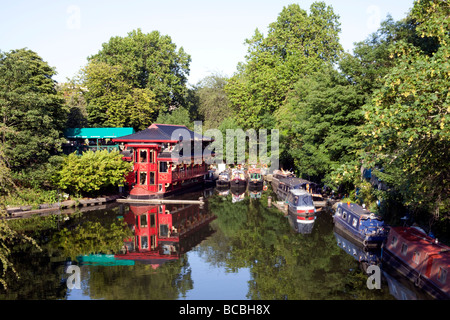 Feng Shang Prinzessin schwimmenden chinesischen Restaurant Cumberland Basin, Prinz Albert Road Primrose Hill London NW1 7SS Stockfoto