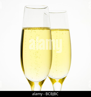 Sektgläser Champagner Gläser, Champagner, Stockfoto