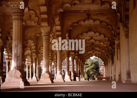 Agra Indien Agra Fort Diwan-i-am Stockfoto