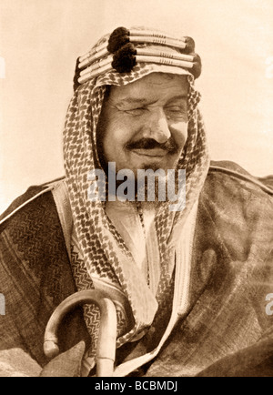 Saudi Arabien aus Brunnen von Ibn Sau'd - Abd Al-Aziz Bin Abd Ar Rahman Al Faisal Wahhabiten Stockfoto